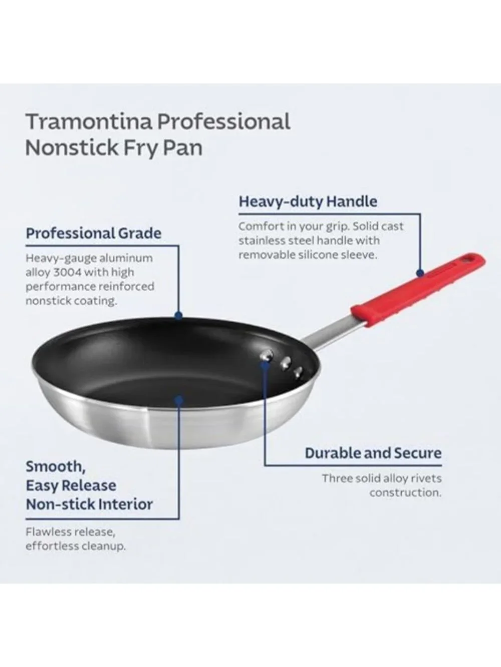 10-Inch Non-Stick Frying Pan - Professional Cookware for Easy Cooking & Cleanup